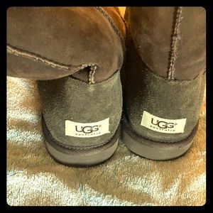 Size 10 Uggs. Dark brown women’s